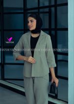 شومیز یقه انگلیسی کد3637 - تصویر 3