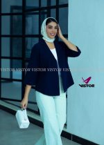 شومیز یقه انگلیسی کد3637 - تصویر 4