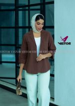 شومیز یقه انگلیسی کد3637 - تصویر 6