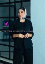 شومیز یقه انگلیسی کد3637 - تصویر 8